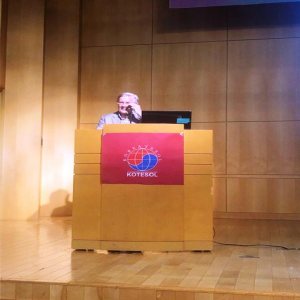 Dr. Rod Ellis during his Saturday Opening Plenary